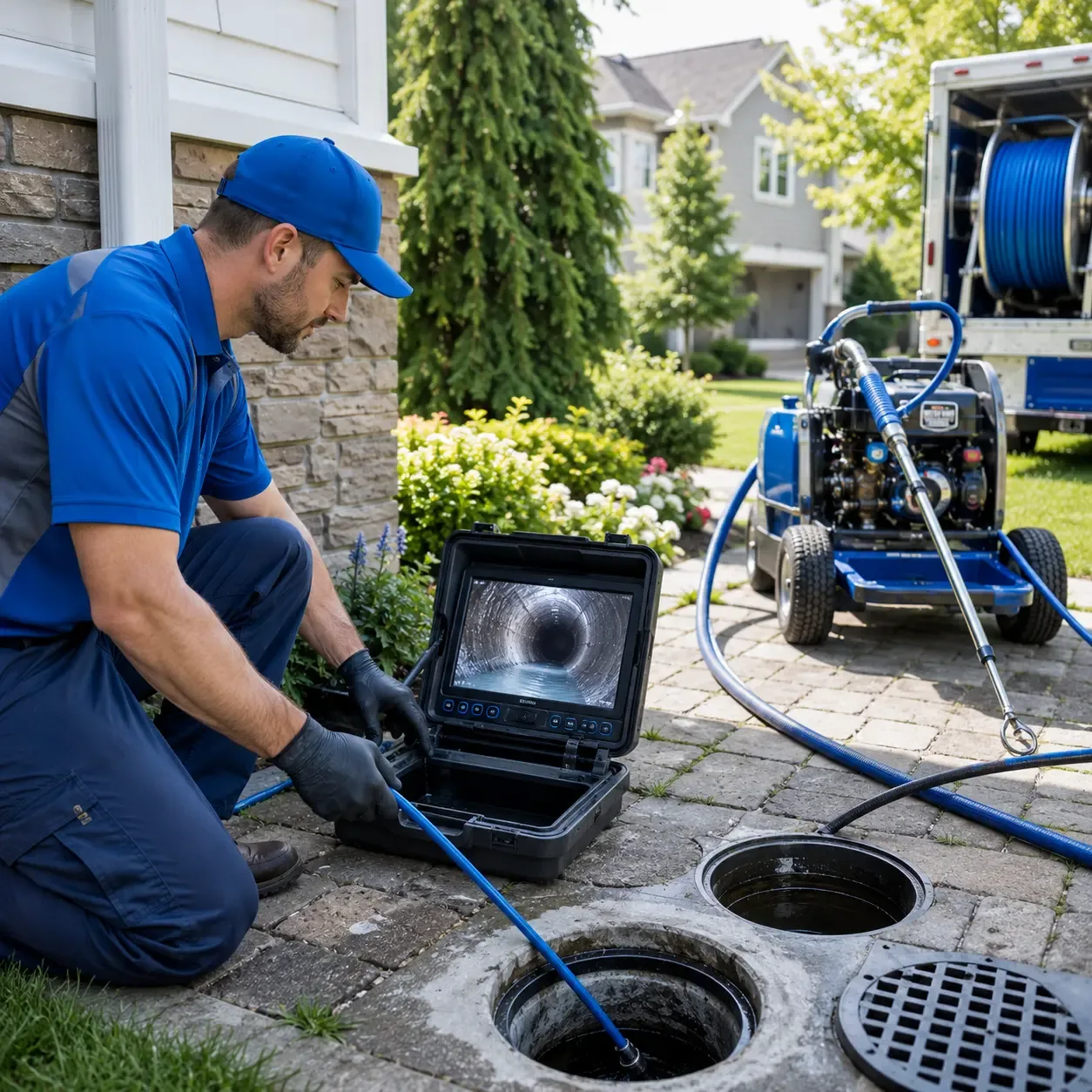 Outdoor drain cleaning professionals serving Hagerhill, KY